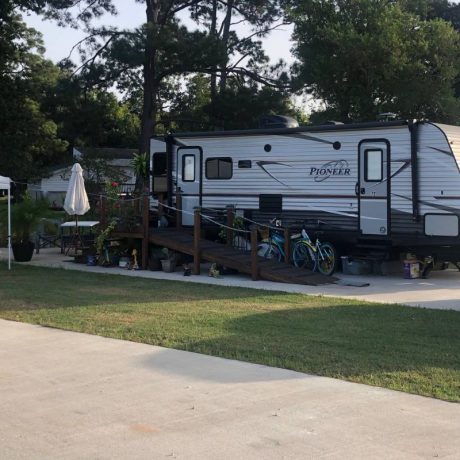 Paved RV site